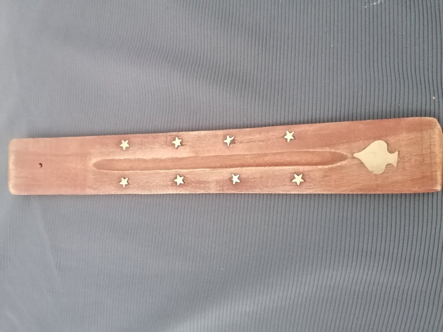 Porte encens en bois - As de pique Porte encens en bois - As de pique