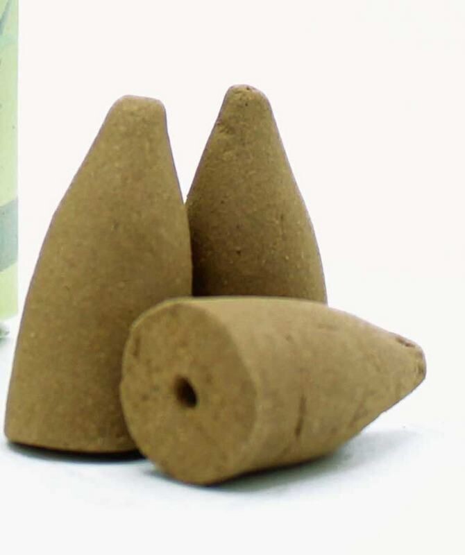 10 cônes fontaine à encens - eucalyptus