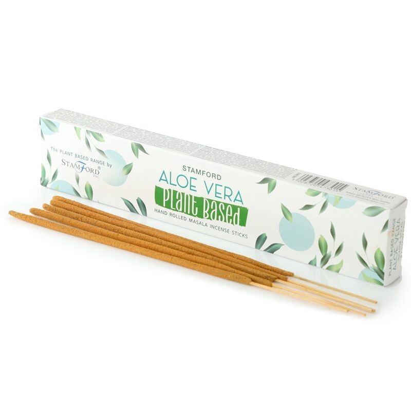 15 Bâtonnets d'encens à Base de Plantes Stamford Masala - Aloe Vera