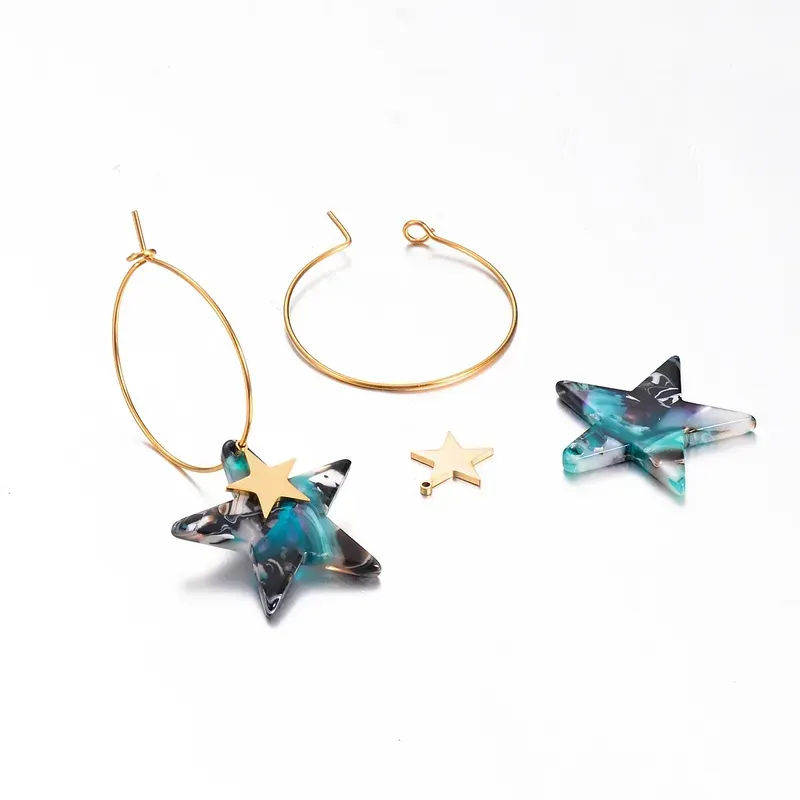 Boucles d'oreilles : étoiles