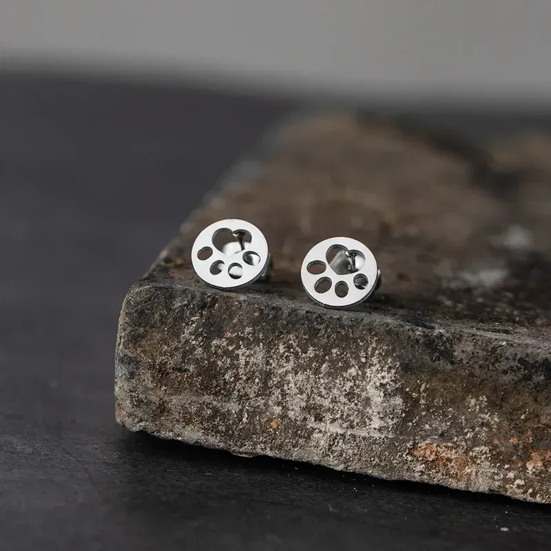 Boucles d'oreilles - pattes de chien