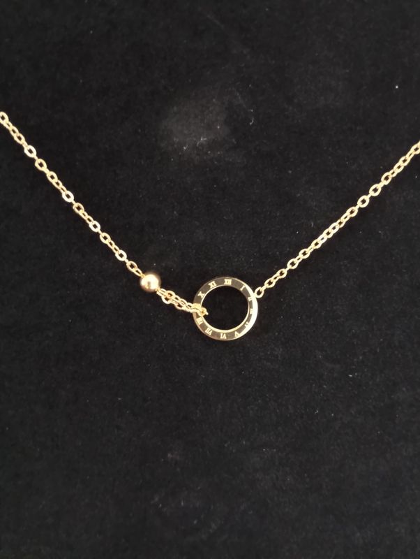Collier anneau Romain
