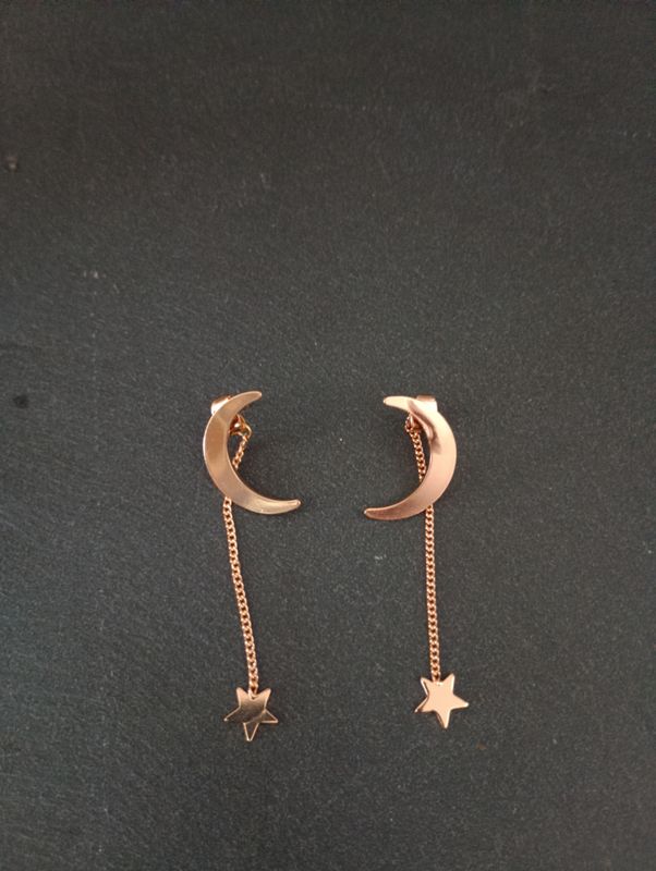 Boucles d'oreilles lune