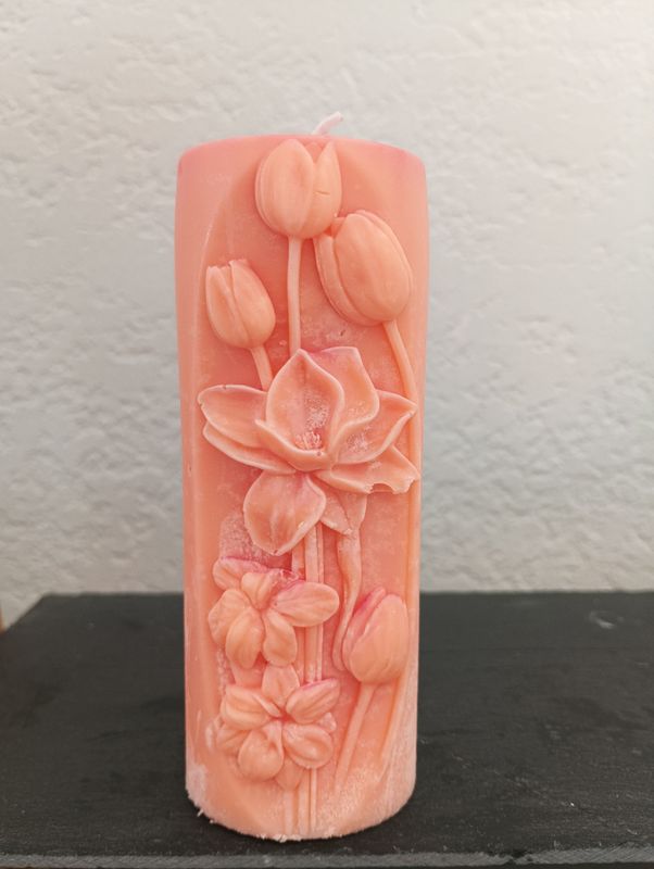Bougie cire de soja : parfum coco