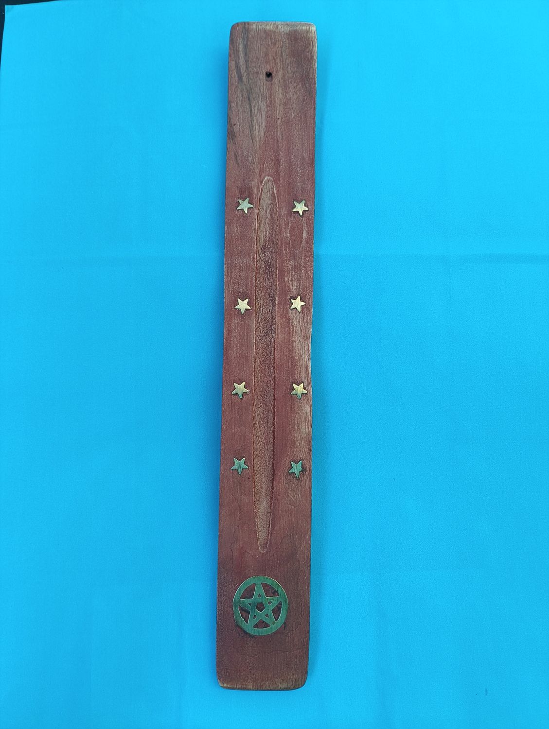 Porte encens - bois - étoile
