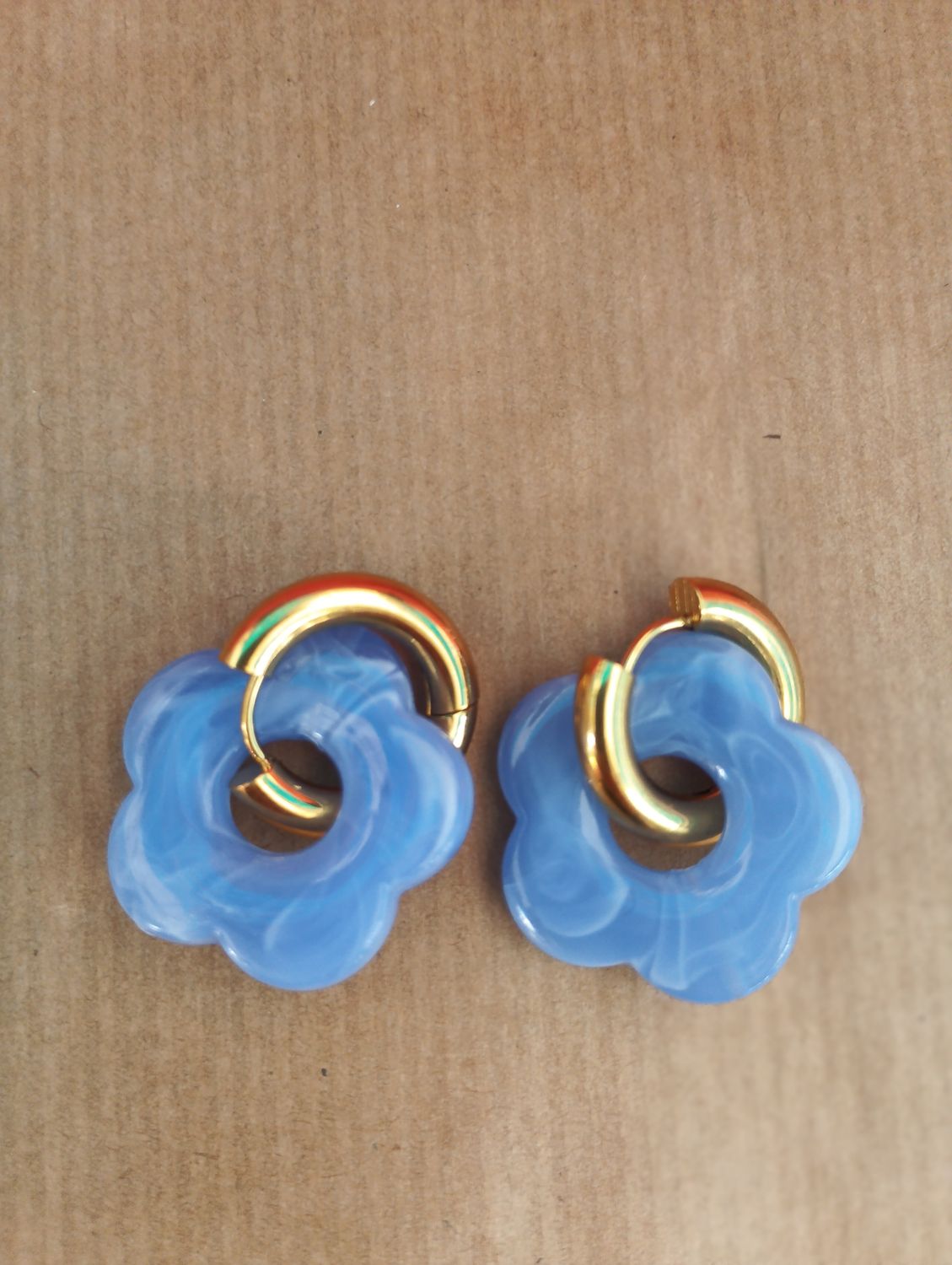 Boucles d'oreilles - fleur