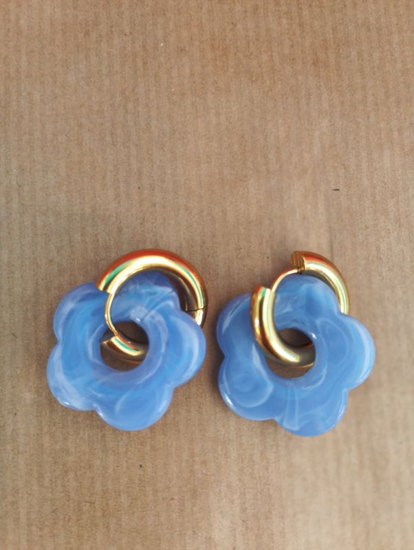 Boucles d'oreilles - fleur