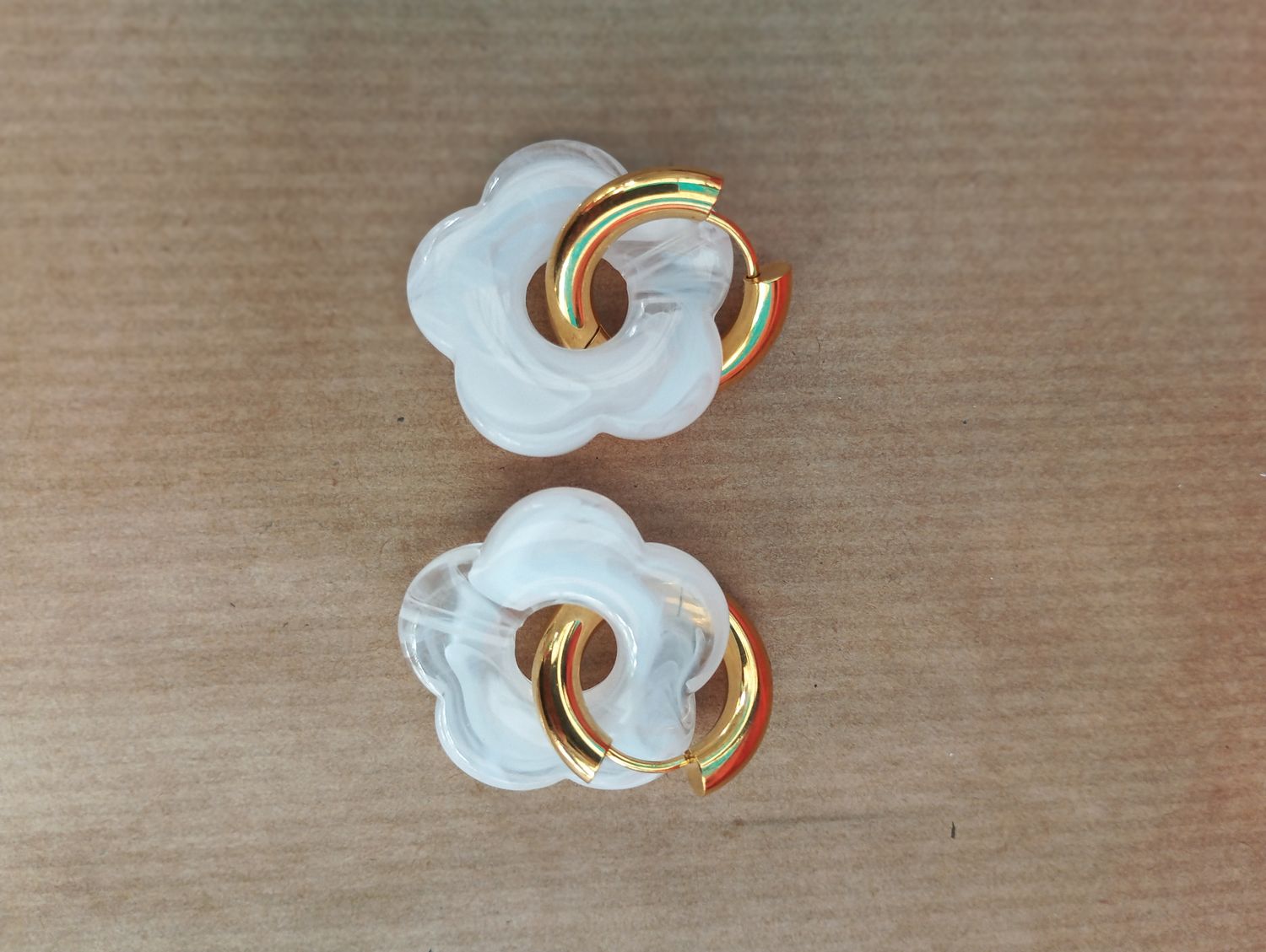 Boucles d'oreilles - fleur
