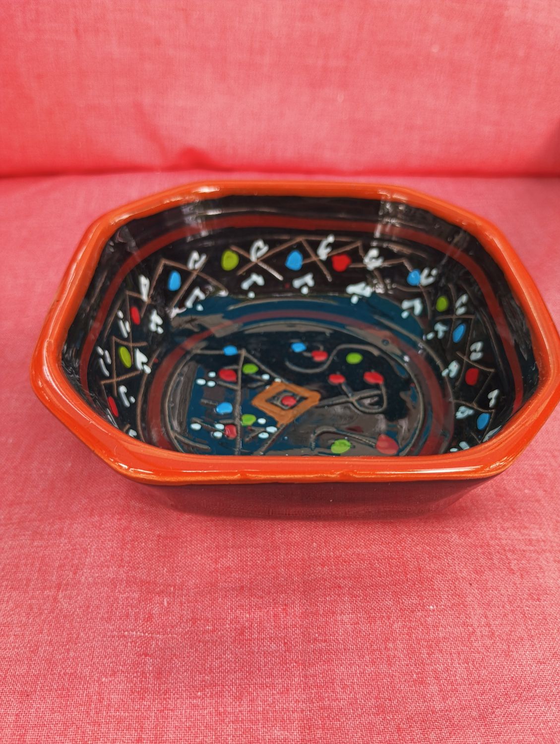 Bol carré artisanal - Tunisie