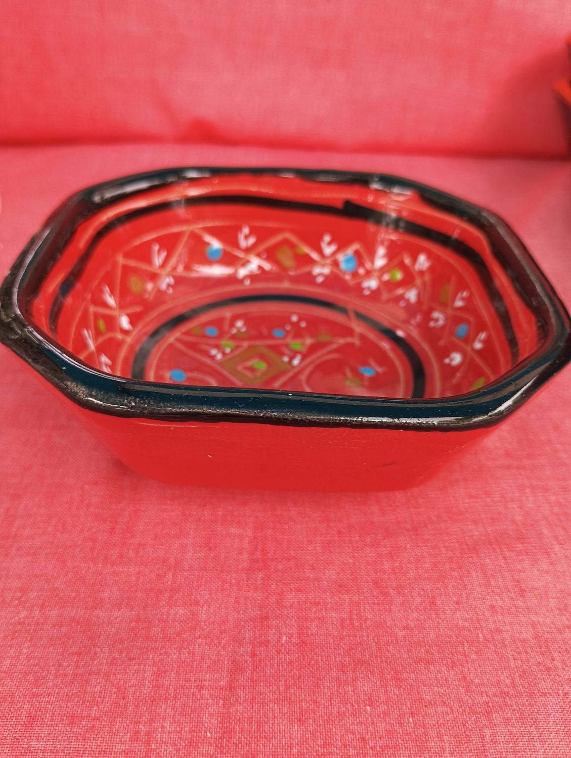 Bol carré artisanal - Tunisie