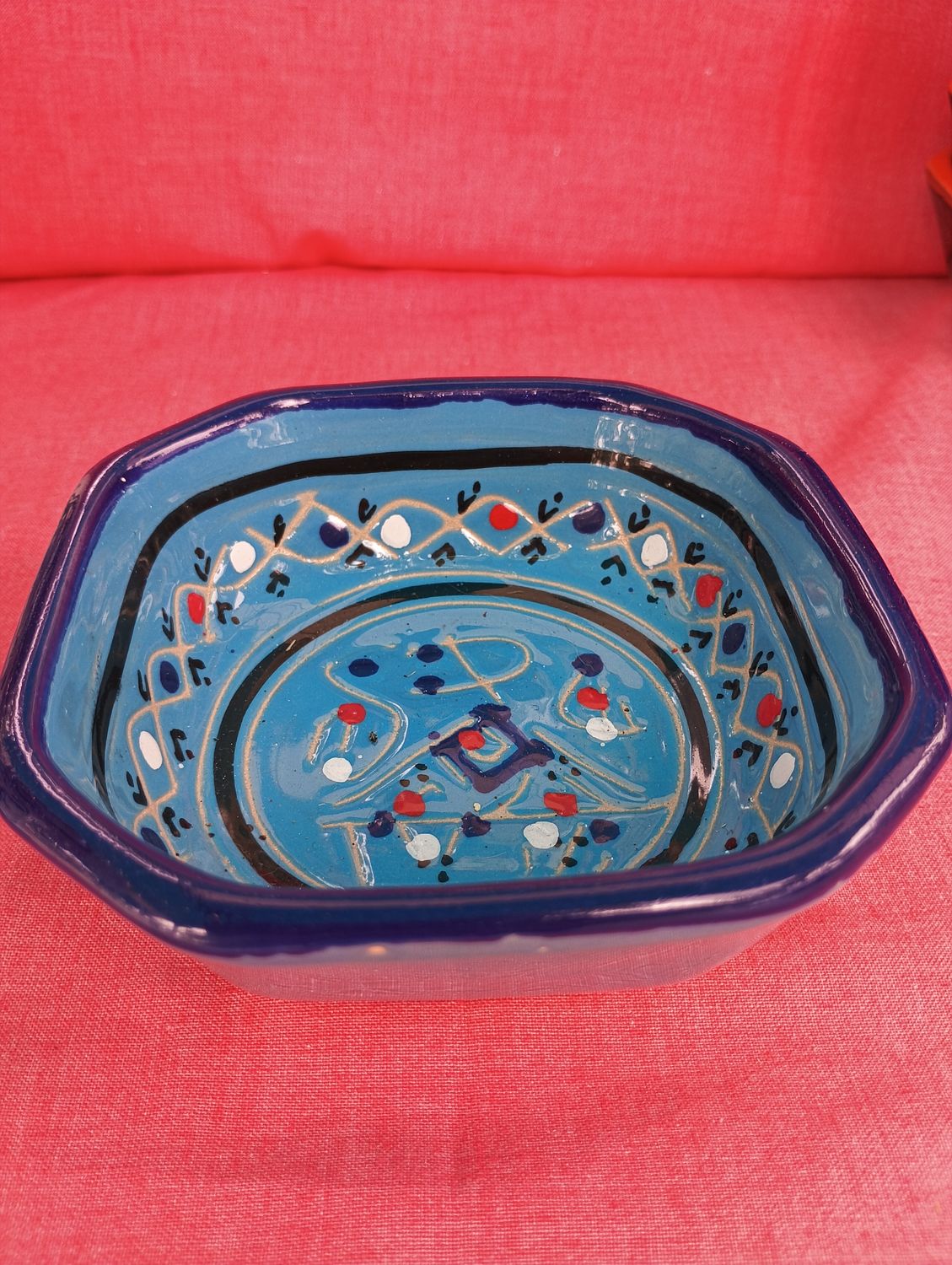 Bol carré artisanal - Tunisie