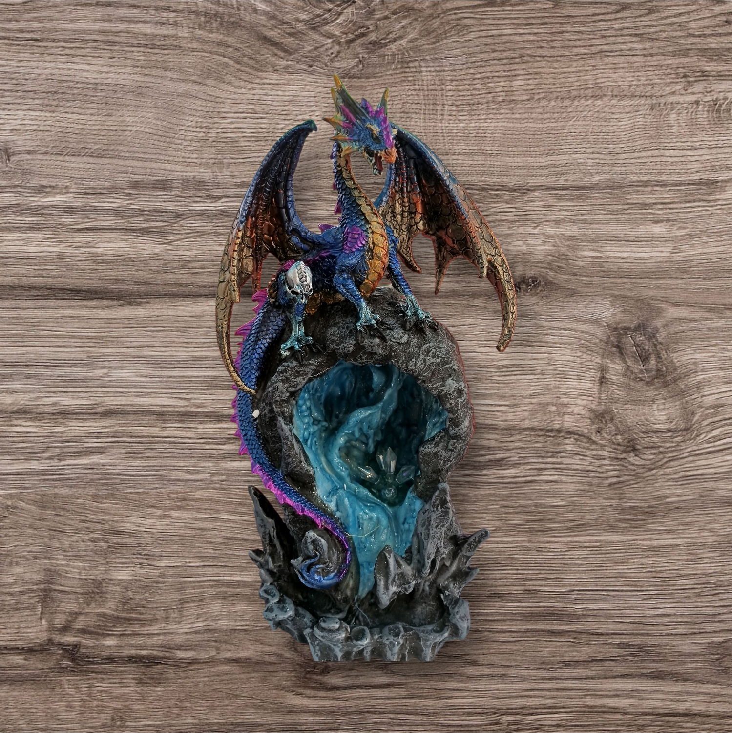 Fontaine à encens lumineuse - Dragon de glace dark legends Fontaine à encens lumineuse - Dragon de glace dark legends