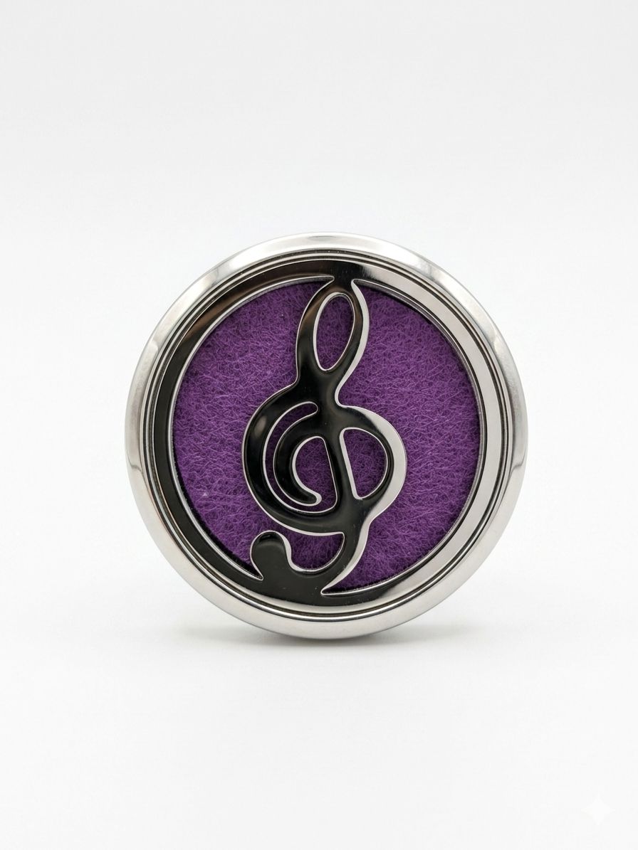 Diffuseur de parfum pour voiture - note de musique Diffuseur de parfum pour voiture - note de musique