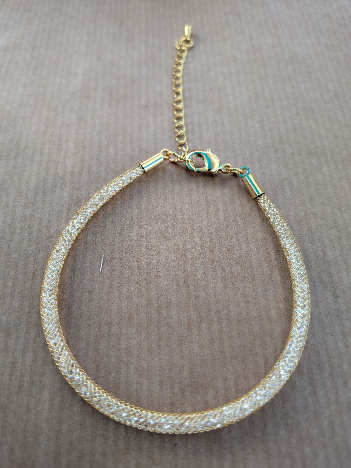 Bracelet "rivière cristalline"