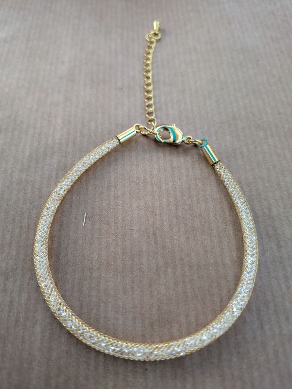 Bracelet "rivière cristalline"