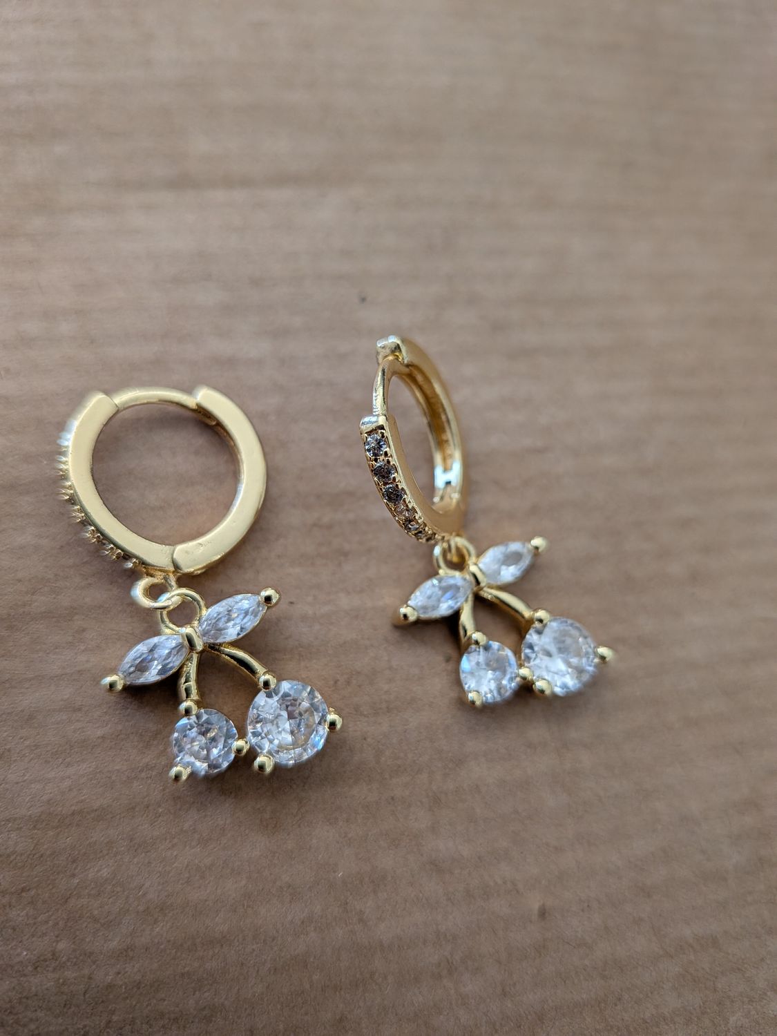 Boucles d'oreille Boucles d'oreille "cerises étincelantes"