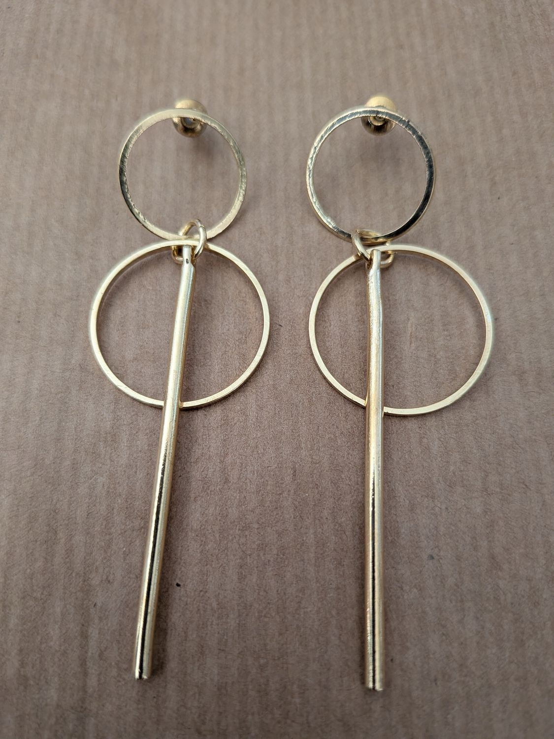 Boucles d'oreille "lignes cosmiques"