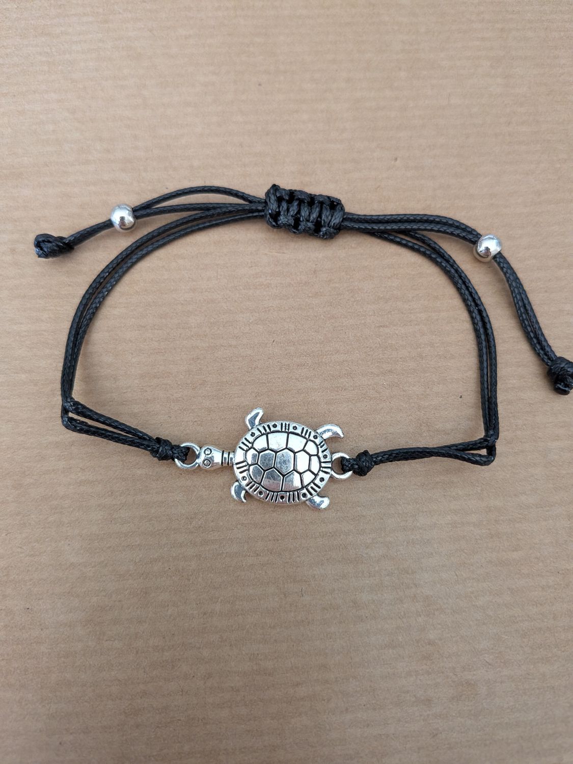 Bracelet enfant tortue argent