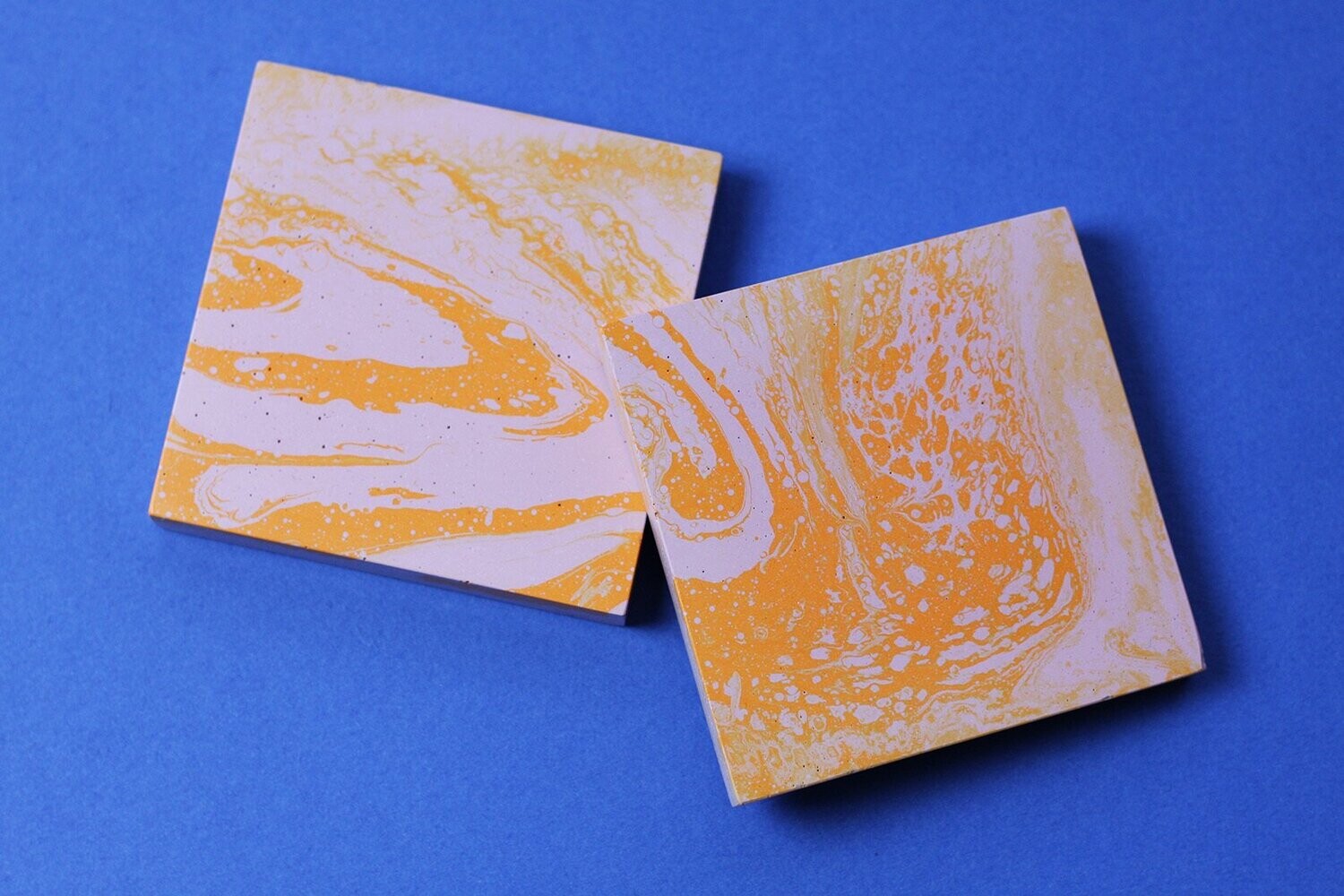 4 x Coasters - Marbled - Leela