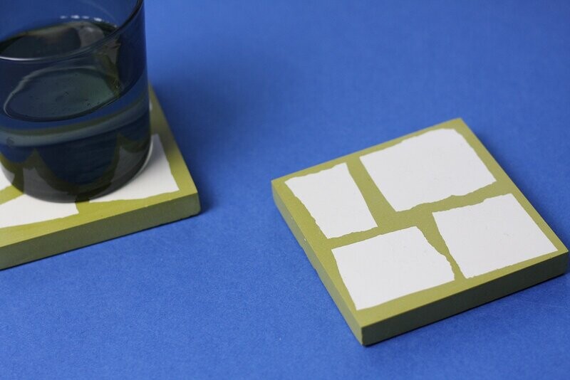 2 x Coasters - Block - Leon