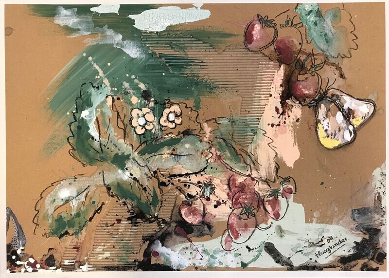Mixed Media op karton/hardboard