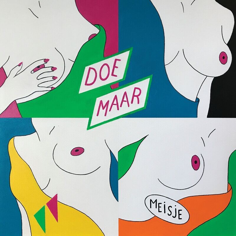 Schilderij Doe Maar meisje