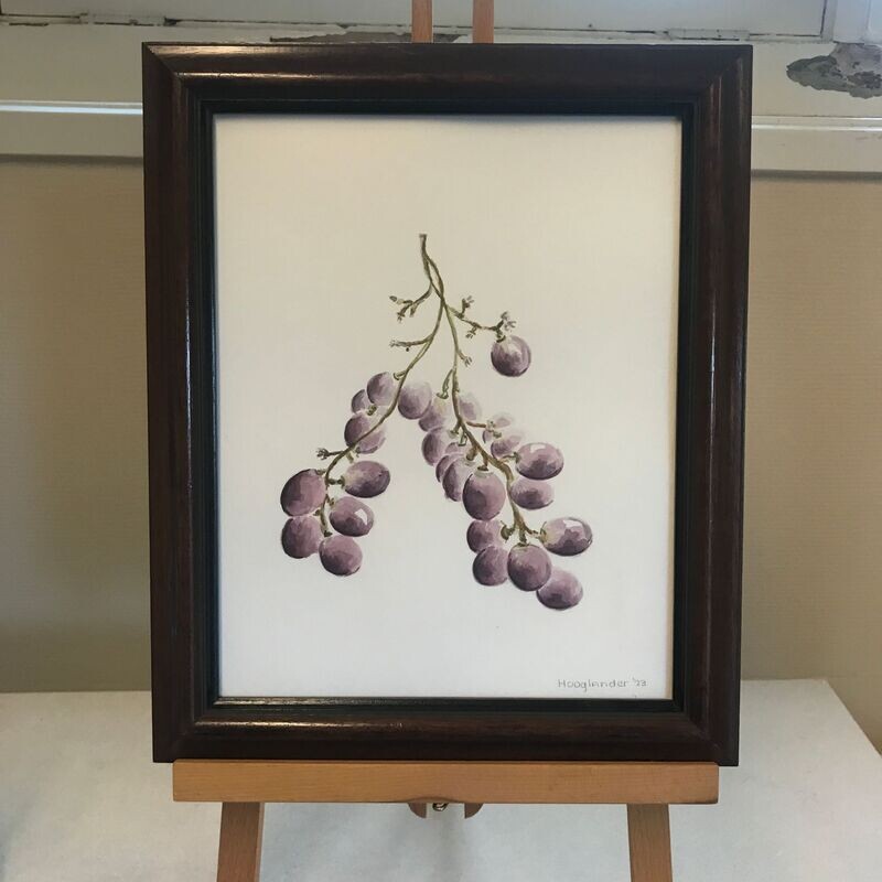 Aquarel Babylonische ICT in lijst