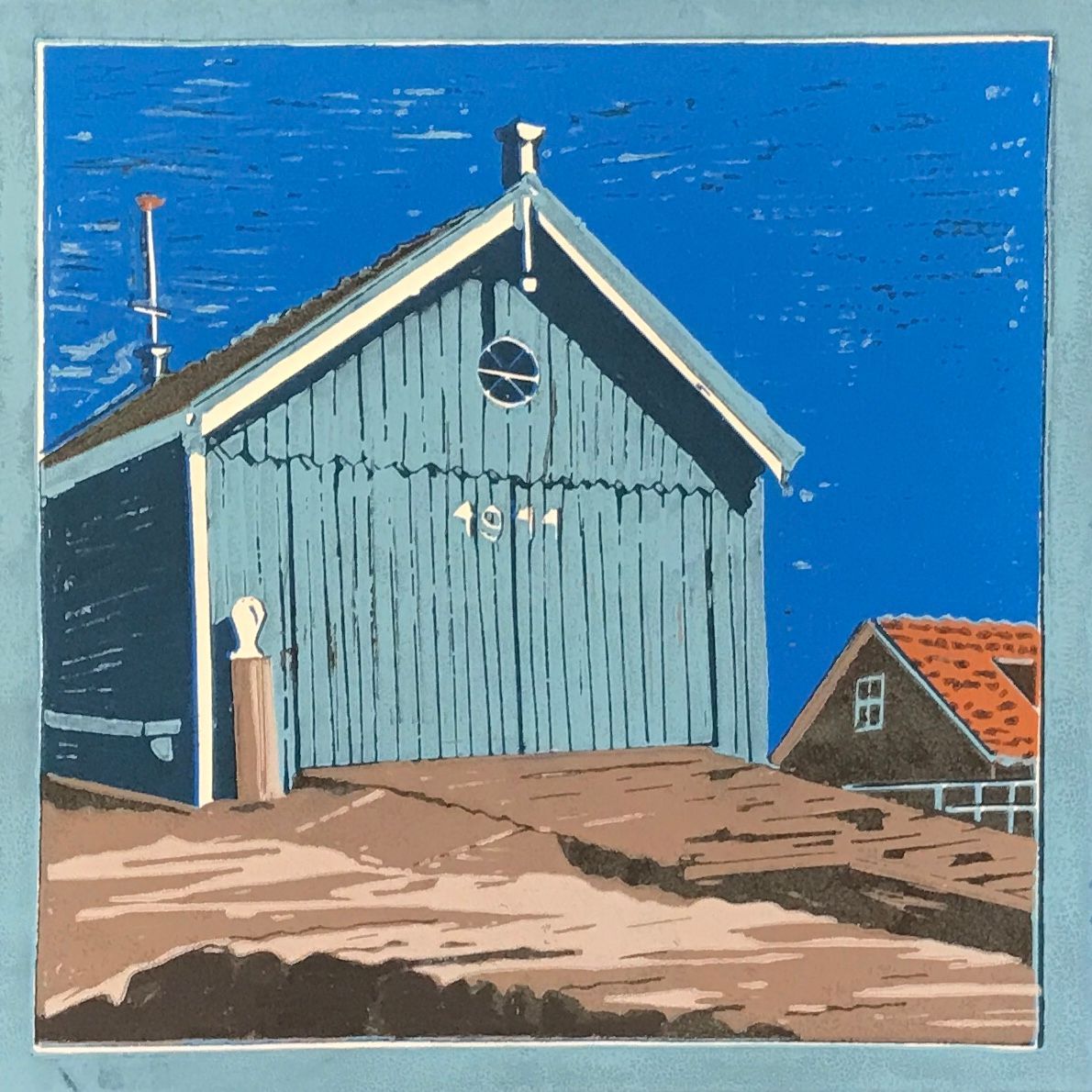 Linodruk Hindeloopen