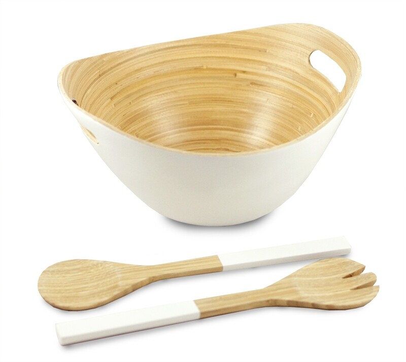 Salad Bowl with Salad Servers