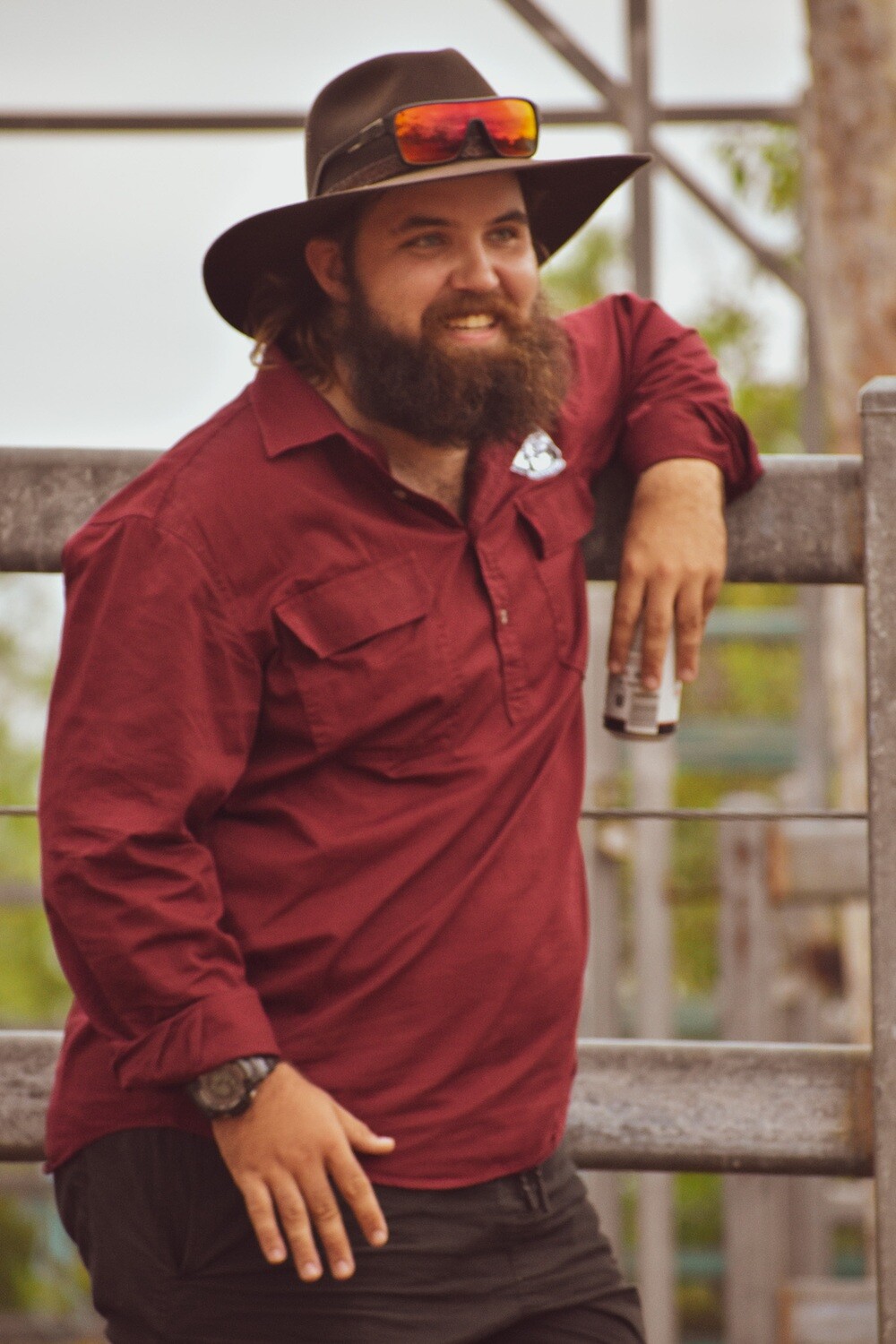 Pilbara Work Shirt - &quot;Ochre&quot;