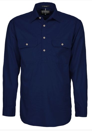 Pilbara Work Shirt - "French Navy"