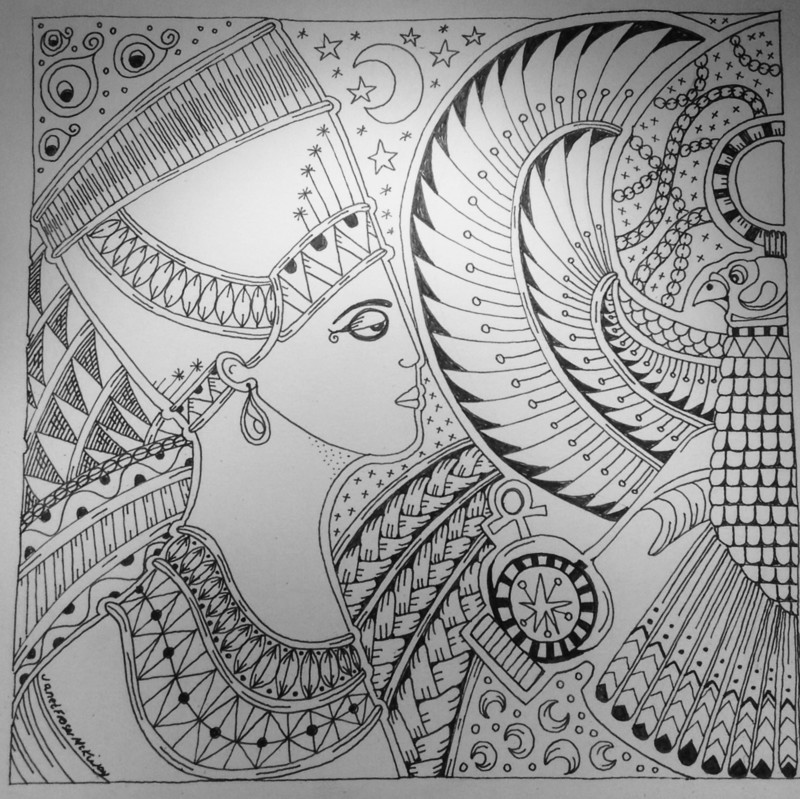 Large A3 Zen black and white design, to colour printed on heavy weight paper.Free Postage 😀