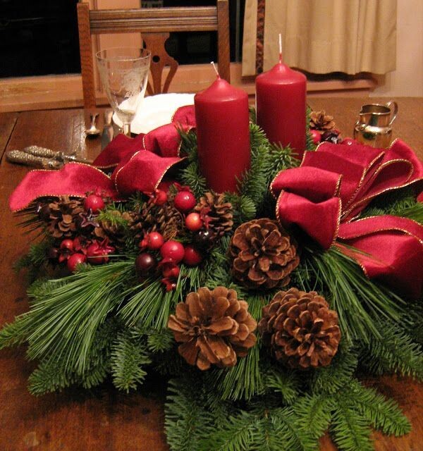 Christmas Table Centerpiece Workshop Tuesday 23rd December at 7pm