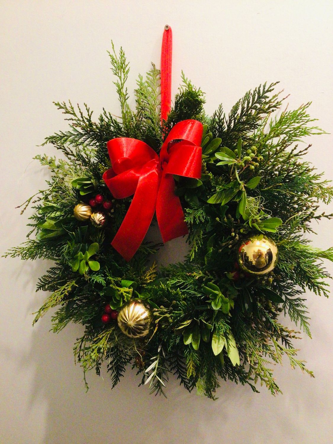 Christmas Wreath Workshop Thursday 4th December 7pm