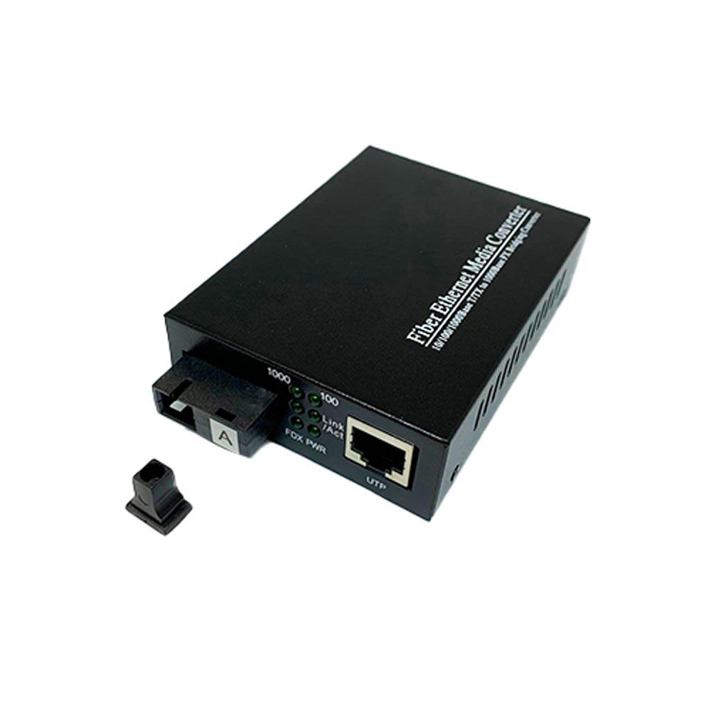 LINET MEDIA CONVERTER MONOMODO 10/100/1000, SFP TRANSCEIVER (NO INCLUYE  MODULO SFP)