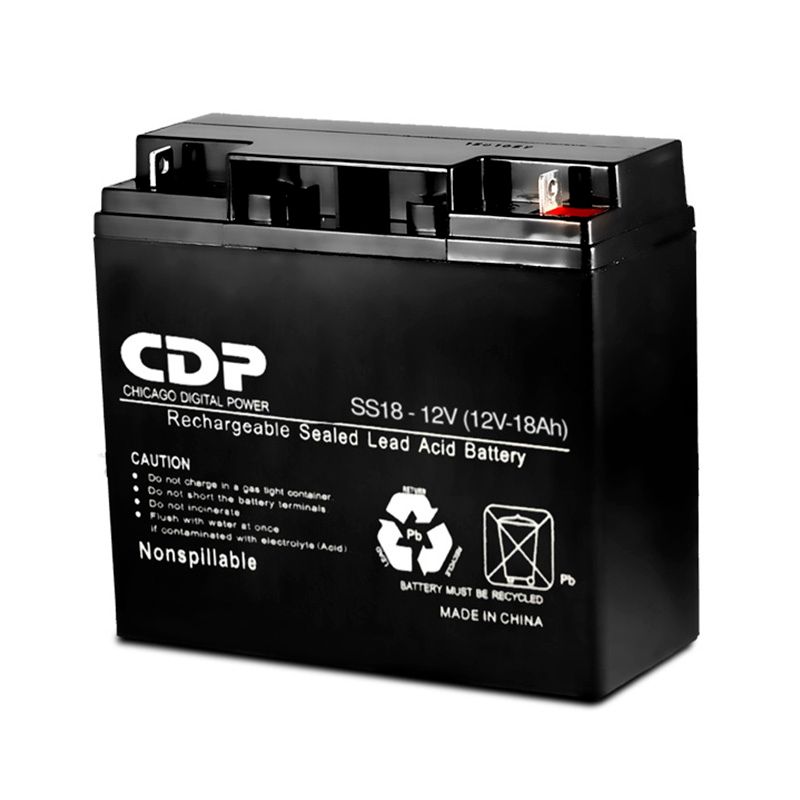 CDP GLB12-18 BATERIA 12 VOLTIOS 18 AMPERIOS CON TERMINAL F2 PLOMO