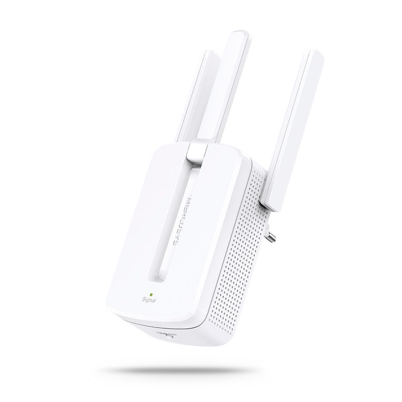 MERCUSYS MW300RE EXTENSOR DE RED WIFI 300MBPS TRES ANTENAS CON TECNOLOGIA MIMO BOTON WPS