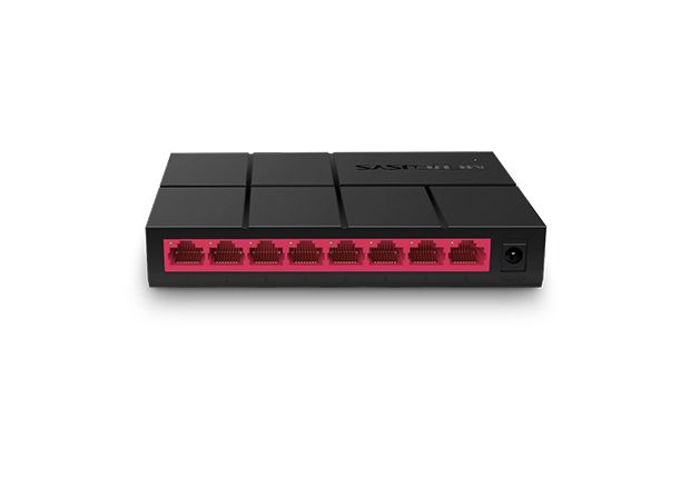 MERCUSYS MS108G SWITCH DE ESCRITORIO 8 PUERTOS 10/100/1000 PLUG N PLAY GREEN ETHERNET