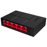 MERCUSYS MS105G SWITCH MINI DE ESCRITORIO 5 PUERTOS 10/100/1000 PUERTO RJ45 PLASTICO