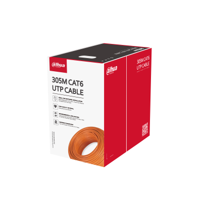 DAHUA DH-PFM922I-6UN-C CABLE UTP 70 % COBRE CAL. 23 CAT 6 PARA INTERIOR COLOR BLANCO