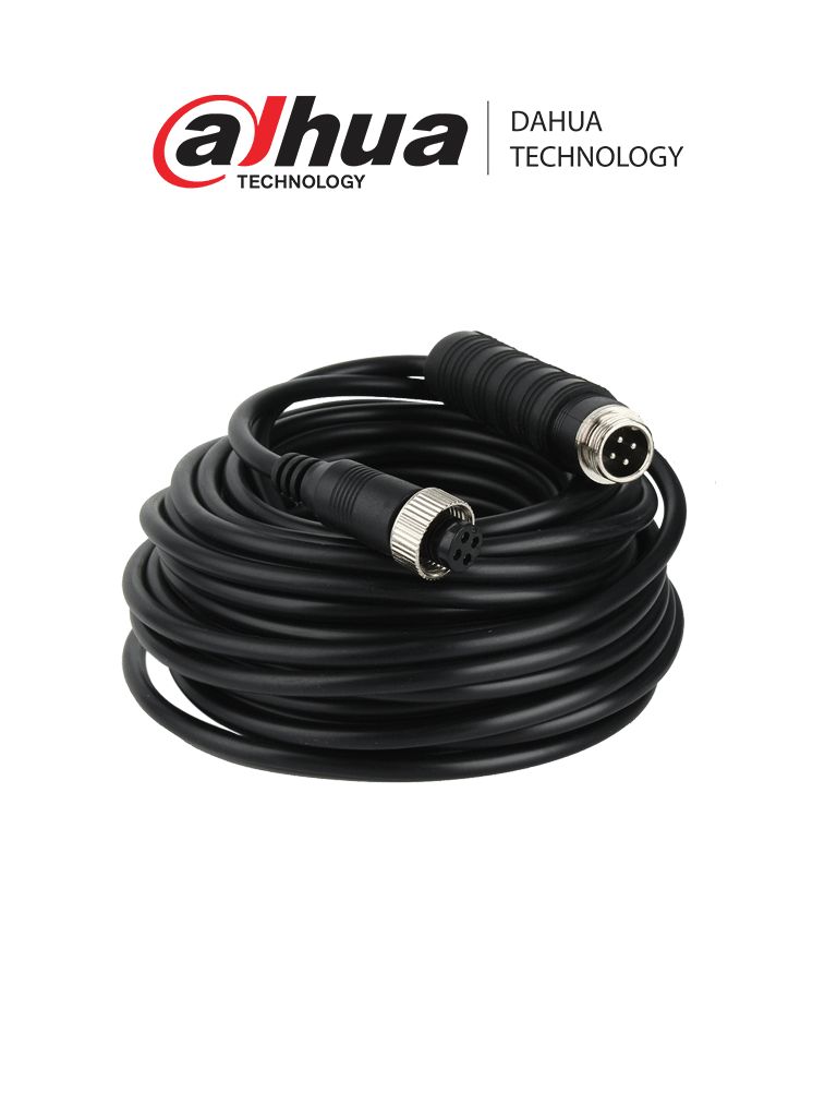 DAHUA MCNU-GXF4-GXM4-12 CABLE DE 12 MTS PARA DVR MOVIL CON CONECTOR M12 TIPO AVIACION
