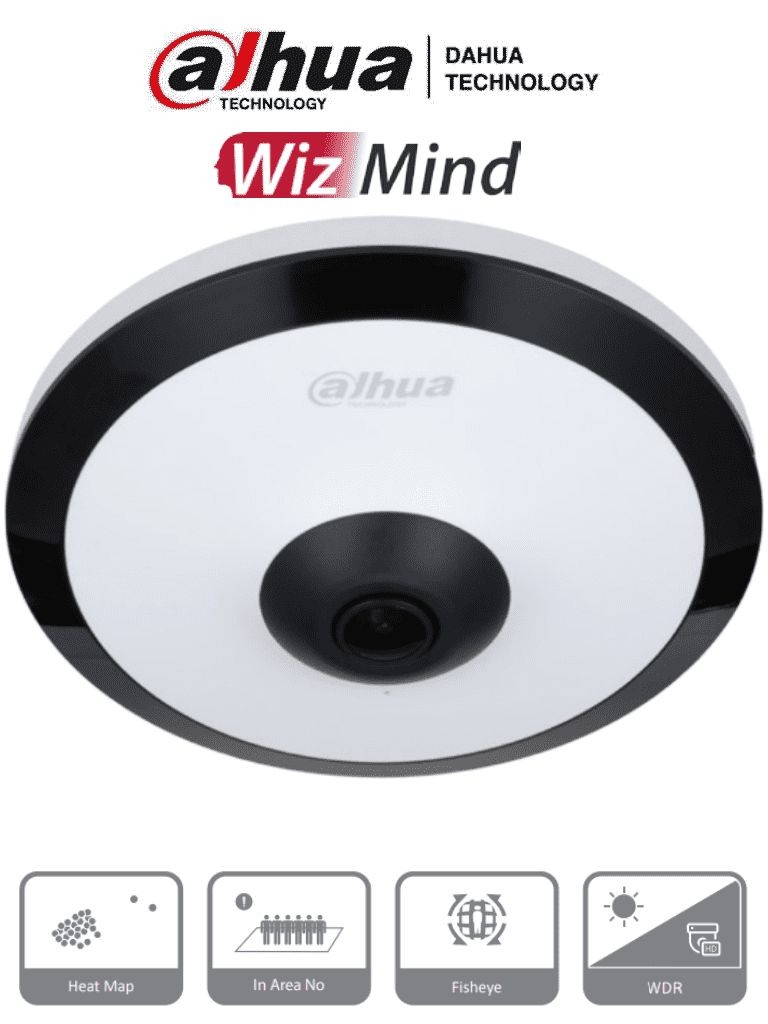DAHUA DH-IPC-EW5541N-AS CAMARA IP TIPO OJO DE PEZ 5MP CON AUDIO