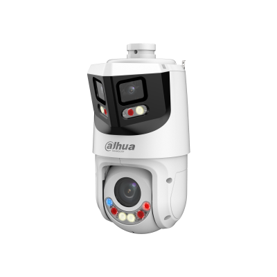 DAHUA DH-SDT4E425-8P-GB-APV1 CAMARA IP TIPO PTZ 8MP 25X ZOOM IR 100M CON LENT PANORAMICO DE 180° 4MP