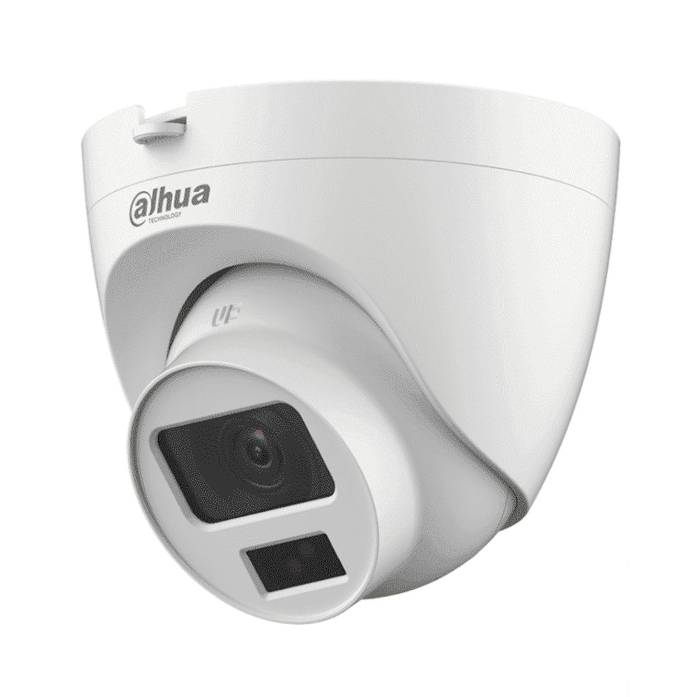 DAHUA DH-HAC-HDW1500CLQN-IL-A CAMARA TIPO TURRET 5MP FULLCOLOR AUDIO LEN FIJO IR20M HIK320