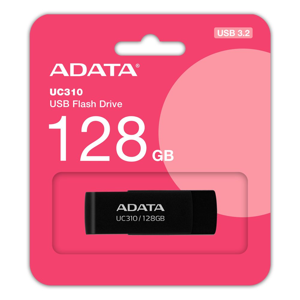 ADATA UC310-128G-RBK MEMORIA USB DE 128GB, 3.2