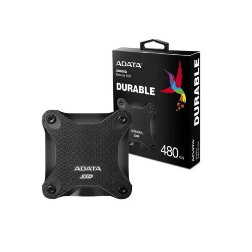 ADATA ASD600Q-480GU31-CBK UNIDAD DE ESTADO SOLIDO EXTERNA 480GB NEGRO
