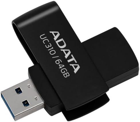 ADATA UC310E-64G-RBK MEMORIA USB DE 64GB, 3.2
