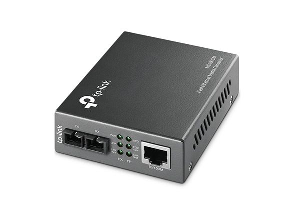 TP-LINK MC100CM CONVERTIDOR MULTIMEDIA MULTIMODO 1 PUERTO RJ45 10/100 CONECTOR DE FIBRA SC HASTA 2KM