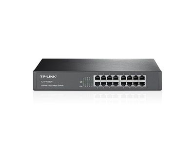TP-LINK TL-SF1016DS SWITCH DE ESCRITORIO / RACK 16 PUERTOS 10/100 GREEN ETHERNET 13 PULGADAS