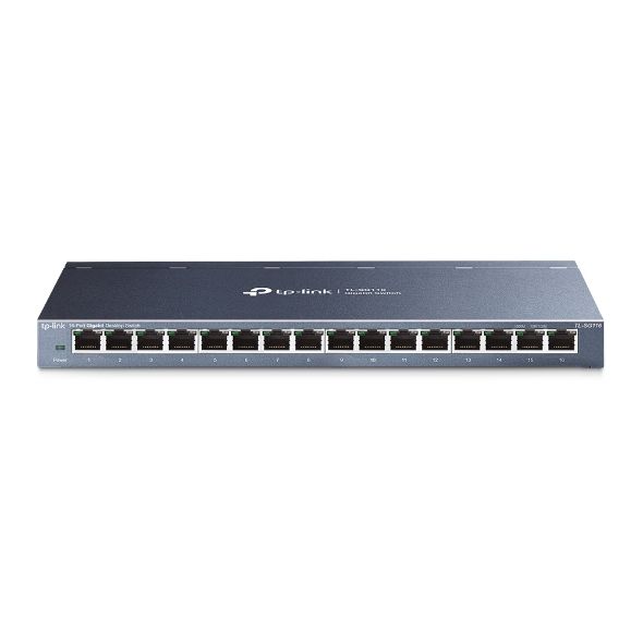 TP-LINK TL-SG116E SWITCH DE 16 PUERTOS GIGABIT NO GESTIONABLE PRO GESTION INTELIGENTE VIA INTERFAZ W